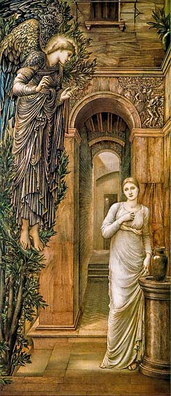 [La Anunciación de Edward Burne-Jones]