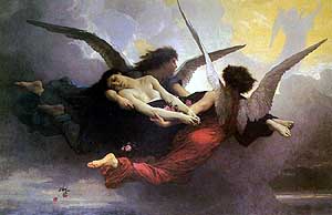 [alma llevada al cielo de W. A. Bouguereau]