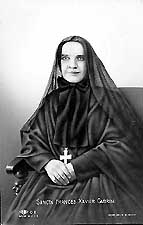 [Estampa de Santa Francisca Javier Cabrini]