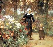 [Cogiendo flores de Theophile Louis Deyrelle]